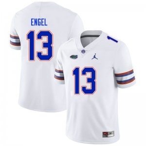 Men's Florida Gators #13 Kyle Engel NCAA Nike White Authentic Stitched College Football Jersey PAZ0662GI